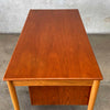 Teak & Oak Writing Desk by Borge Mogensen for Soborg Mobler