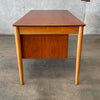 Teak & Oak Writing Desk by Borge Mogensen for Soborg Mobler