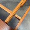 Mid Century Danish Modern Teak & Ashwood Dining Table With Two Leaves C. 1965
