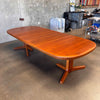 Vintage Danish Teak Dining Tale by Valentinsen Mobelfabrik With Four Leaves