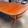 Vintage Danish Teak Dining Tale by Valentinsen Mobelfabrik With Four Leaves