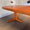 Vintage Danish Teak Dining Tale by Valentinsen Mobelfabrik With Four Leaves