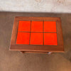 Catalina Tile Table 1930's 6-Tile Toyon Red Glaze Product Image