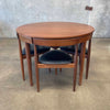 Mid Century Teak Dining Table w/ 6 Dining Chairs by Hans Olsen