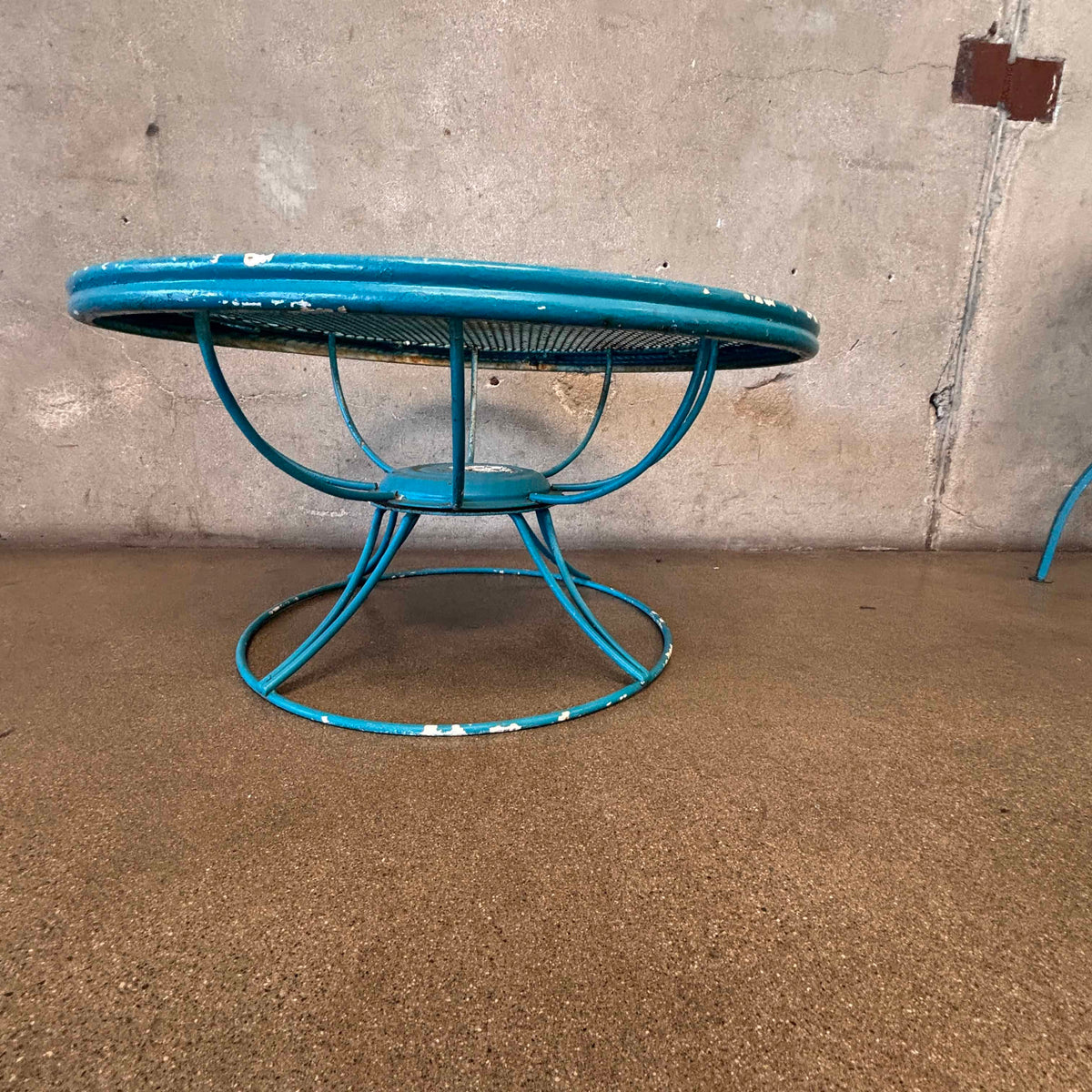 Mid Century Modern Homecrest Lazy Susan Patio Table
