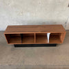 Custom Made Modern Walnut Record Storage Credenza Made in Los Angeles