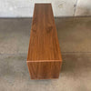 Custom Made Modern Walnut Record Storage Credenza Made in Los Angeles