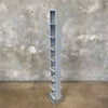 Vintage Cement & Metal Ikea CD Rack Stand
