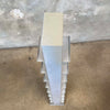 Vintage Cement & Metal Ikea CD Rack Stand