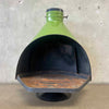 Mid Century Modern Rare Green Majestic "Firehood" Fireplace