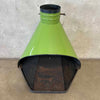 Mid Century Modern Rare Green Majestic "Firehood" Fireplace