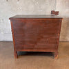 Rare & Early 1928 Monterey Furniture Old Wood Floral Dresser