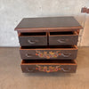 Rare & Early 1928 Monterey Furniture Old Wood Floral Dresser