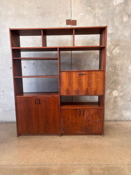1960's Mid Century Modern Walnut Room Divider