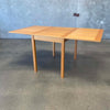 Mid Century Oak Dining Table Drop Leaf, Denmark