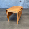 Mid Century Oak Dining Table Drop Leaf, Denmark