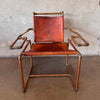 Vintage Modern Copper Pipe Frame Chair