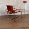 Vintage Modern Copper Pipe Frame Chair