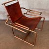 Vintage Modern Copper Pipe Frame Chair