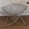 One of Kind Stainless Steel Parabola Chair Designed by Carlo Aiello