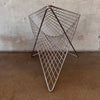 One of Kind Stainless Steel Parabola Chair Designed by Carlo Aiello