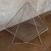 One of Kind Stainless Steel Parabola Chair Designed by Carlo Aiello