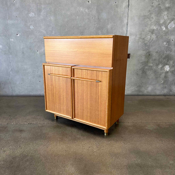 Mid Century Bleached Mahogany Dresser by Brown Saltman #1