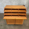 Mid Century Bleached Mahogany Dresser by Brown Saltman #1