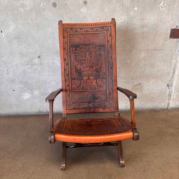 1960's Vintage Folding Chair by Angel I. Pazmine for Muebles De Estilo