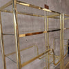 Pair of D.I.A. Brass and Glass Etagere Circa 1970's