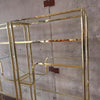 Pair of D.I.A. Brass and Glass Etagere Circa 1970's