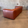 Piazza Sofa in Saddle Tan Italian Leather