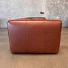 Piazza Sofa in Saddle Tan Italian Leather