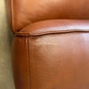 Piazza Sofa in Saddle Tan Italian Leather