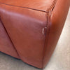 Piazza Sofa in Saddle Tan Italian Leather