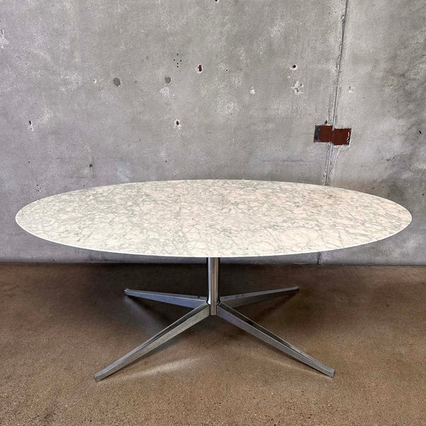 Carrera Marble X-Bases Florence Knoll Table #1