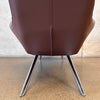 Rolf Benz Canoa Leather Mocha Lounge Chair C. 2001