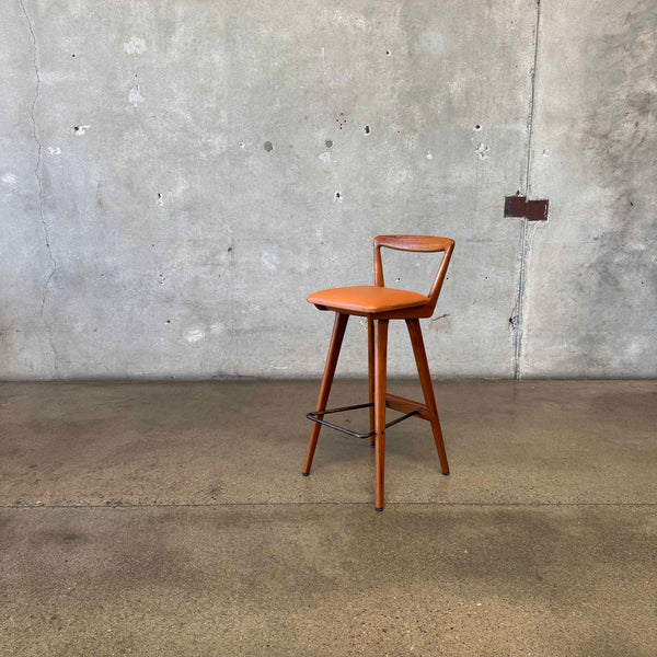 Danish Modern Barstool By Henry Rosengren Hansen