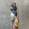 Early 20th Century Polychrome Wood Carving of Chinese Goddesses