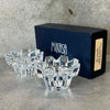 Pair of Vintage Mikasa Cristal Candle Holders