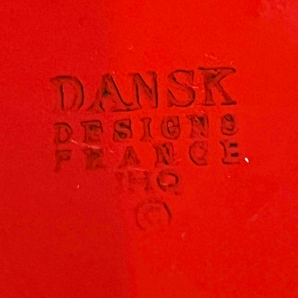 DANSK オーブンディッシュ　レッド　中古 Dansk Kobenstyle Red/Orange Casserole Dish