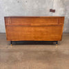 SOHO High Mid Century Style Acacia Wood Six Drawer Dresser