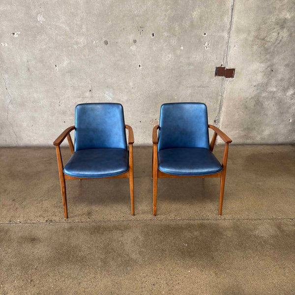 Pair of Mid Century Armchairs Circa 1950