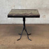 Vintage Bistro/ Cafe Table With Custom Quartz Top