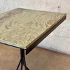 Vintage Bistro/ Cafe Table With Custom Quartz Top