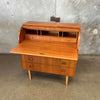 Egon Ostre Gaard Danish Teak Roll Top Secretary Desk