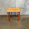 Pair of Solid Wood Nesting Table
