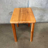 Pair of Solid Wood Nesting Table