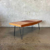 Vintage Mid Century Modern Coffee Table On Hairpin Legs
