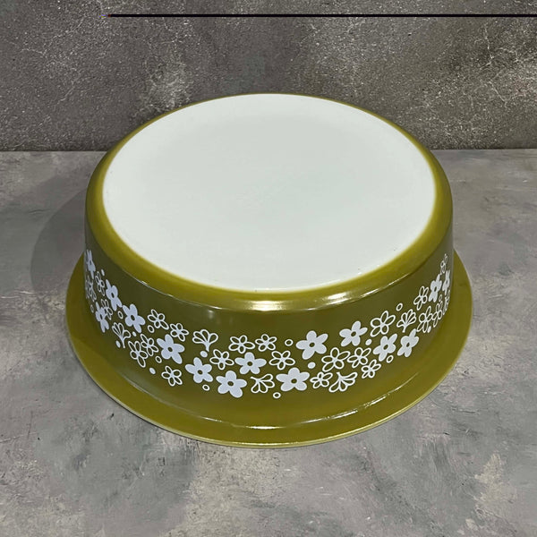 Pyrex #664 Big Bertha 4 Qt Spring Bloom Crazy Daisy With Lid 664C
